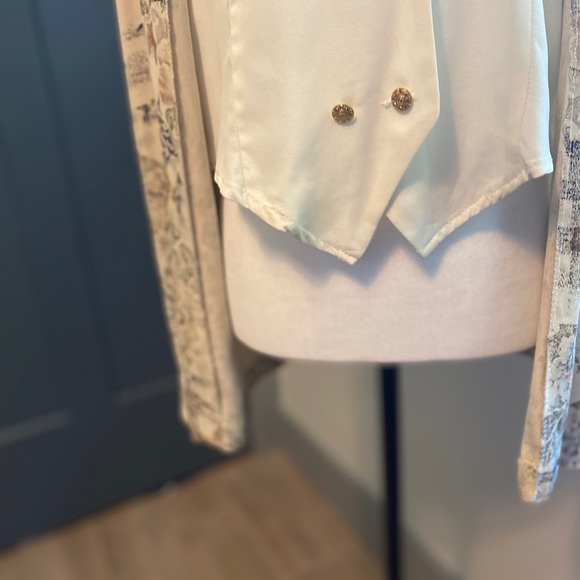 Vintage 80’s Reina layered floral blouse size md - Picture 6 of 11